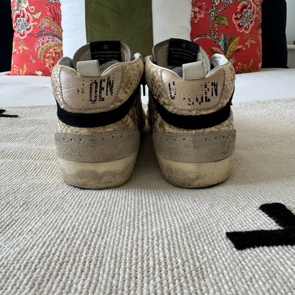 Snakeprint Golden Goose MIdstar Sneakers - Picture 5 of 12